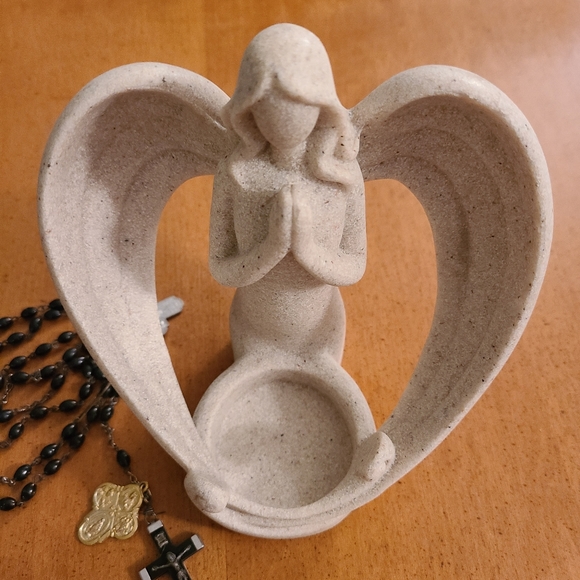 *Praying angel Candle holder - Picture 1 of 5